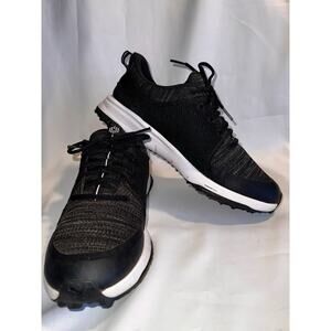 PUMA FUSION MENS SPIKELESS MESH GOLF SHOES SNEAKERS BLACK SIZE 8